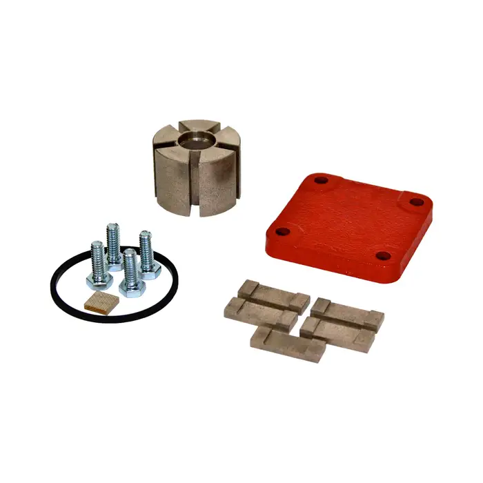 Kit de reparación p/bomba FR1200/2400/4200 que incluye rotor, paletas en bronce, tapa y empaque.